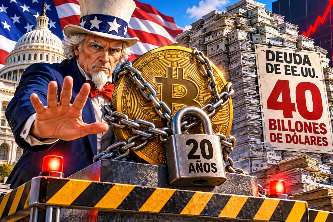 Les États-Unis bloquent-ils le Bitcoin pour 20 ans alors que la dette dépasse les 40 000 milliards de dollars?