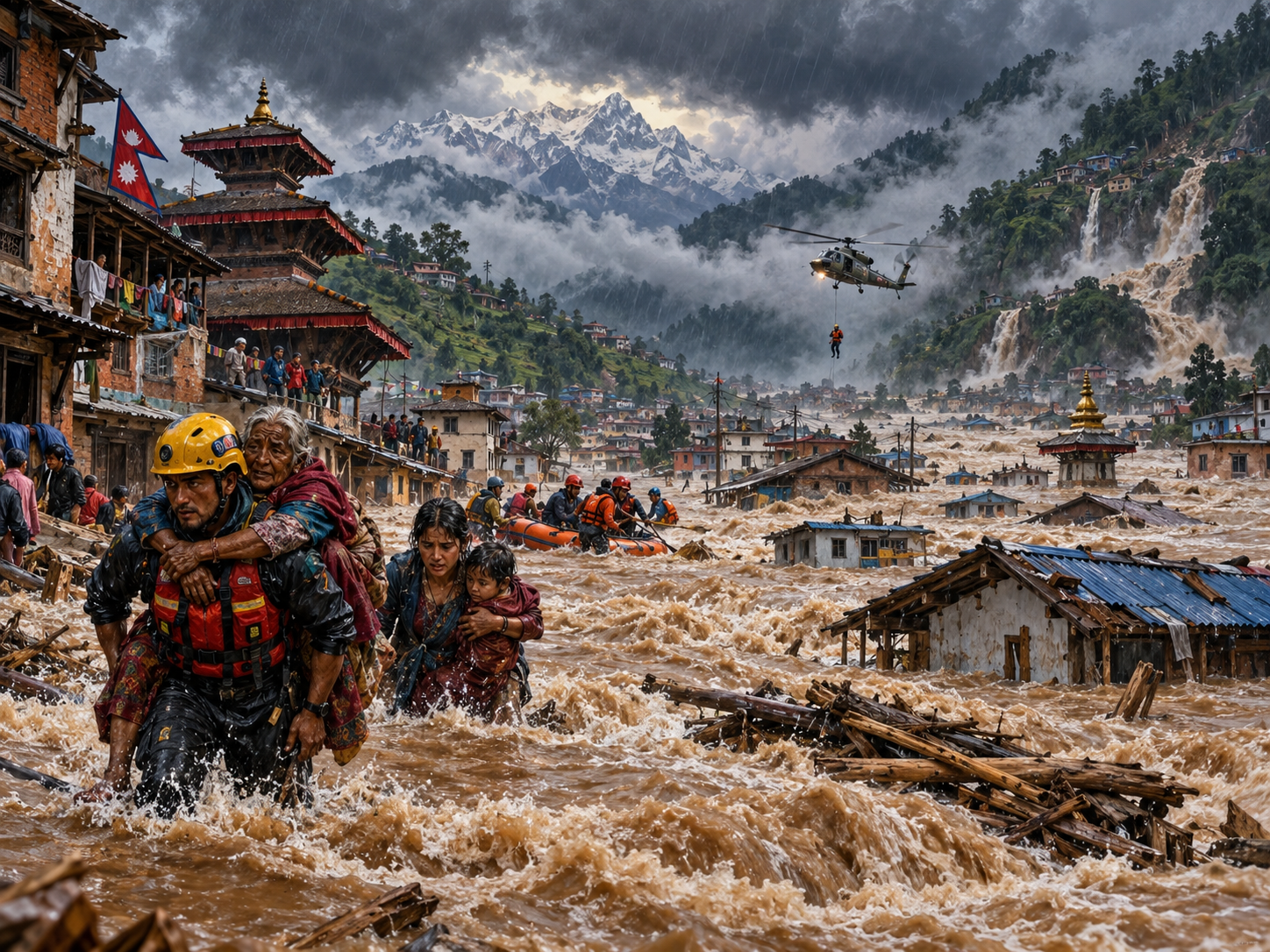 Inondations au Népal : 903 morts et 4 247 personnes portées disparues. Les porte-monnaie cryptos « froids » sont probablement irrécupérables