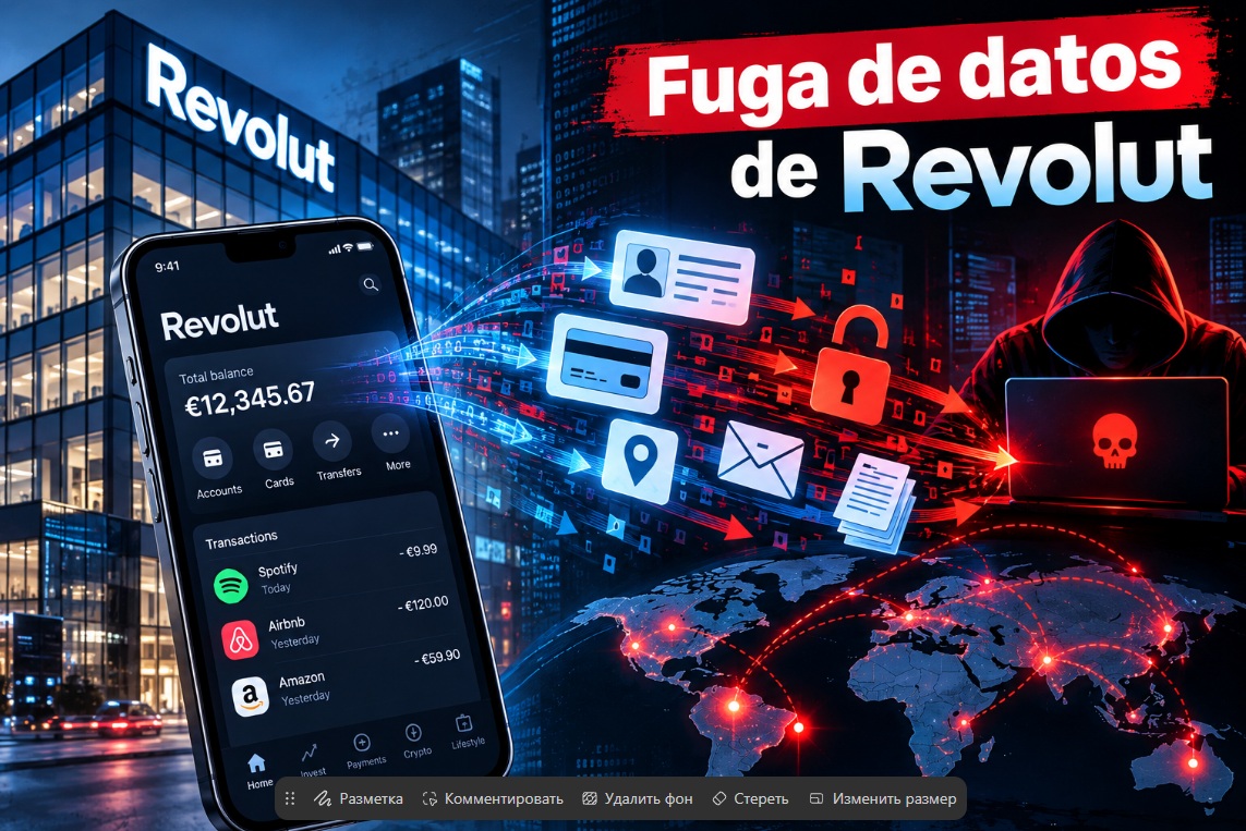 Fuite de données chez Revolut : des pirates font chanter les clients, et leurs passeports, leurs numéros IBAN et leurs transactions en bitcoins sont-ils menacés?